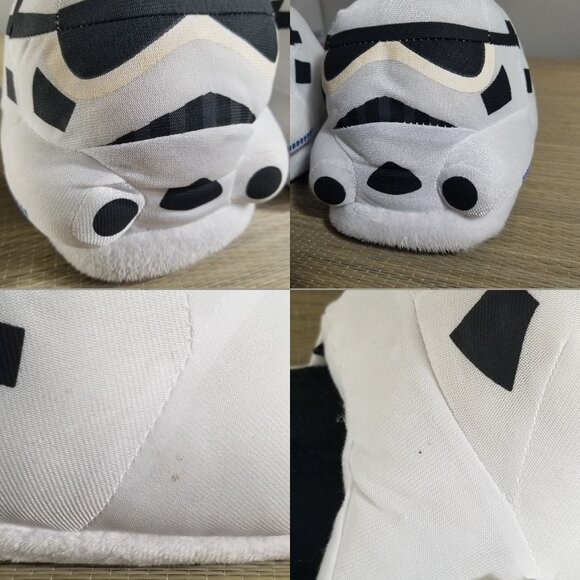 Bioworld Star Wars Storm Trooper Slipper Slip On Soft Slide Age 14 To Adult - Picture 9 of 9